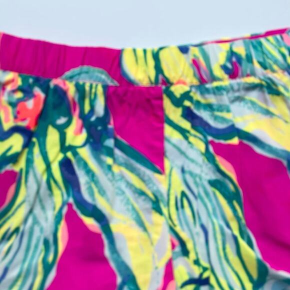 Lilly Pulitzer Cocoa Shorts Magenta Hottie Fringe 3" Inseam Size Medium - Picture 6 of 9